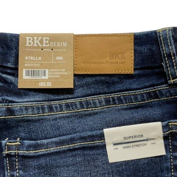 BKE Stella Bootcut Women's Jeans Size 28SX29.5 Superior High Stretch Denim NEW - Picture 11 of 12